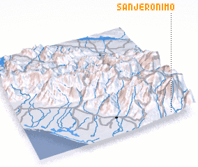 3d view of San Jerónimo