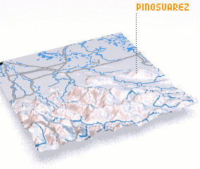 3d view of Pino Suárez