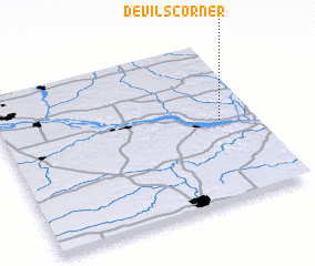 3d view of Devils Corner