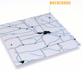 3d view of Buck Creek