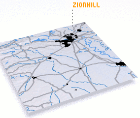 3d view of Zion Hill