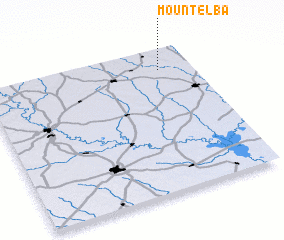 3d view of Mount Elba