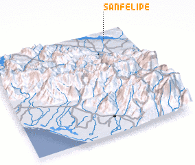 3d view of San Felipe