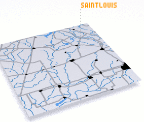 3d view of Saint Louis