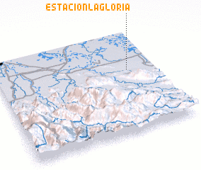 3d view of Estación La Gloria