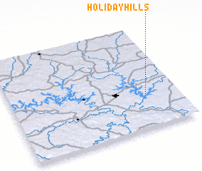 3d view of Holiday Hills