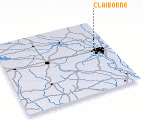 3d view of Claiborne