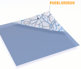 3d view of Pueblo Nuevo