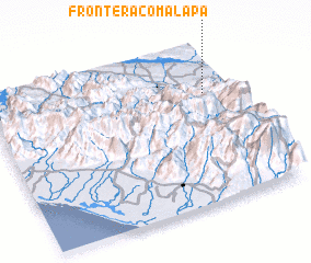 3d view of Frontera Comalapa