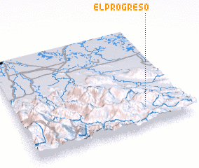 3d view of El Progreso