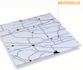 3d view of Hayesville