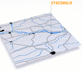 3d view of Stockholm