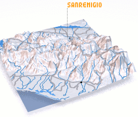 3d view of San Remigio