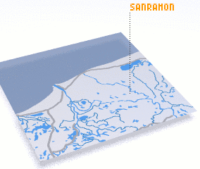 3d view of San Ramón