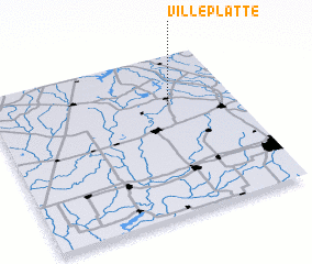 3d view of Ville Platte