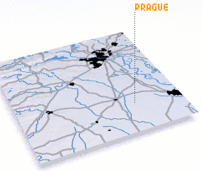 3d view of Prague