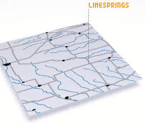 3d view of Lime Springs