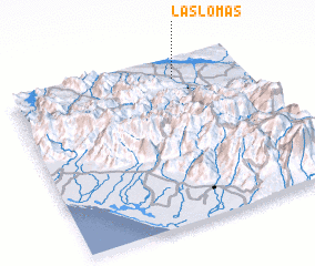 3d view of Las Lomas