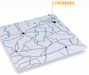 3d view of Lynchburg