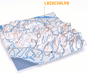 3d view of La Zacualpa