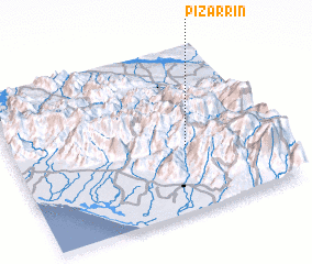 3d view of Pizarrín