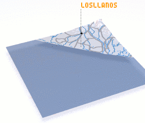 3d view of Los Llanos