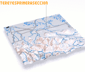 3d view of Clemente Reyes Primera Sección