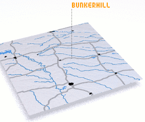 3d view of Bunker Hill