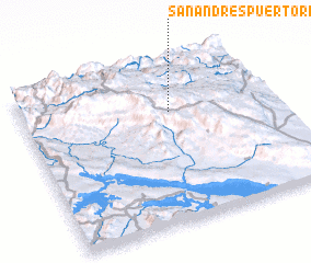 3d view of San Andrés Puerto Rico