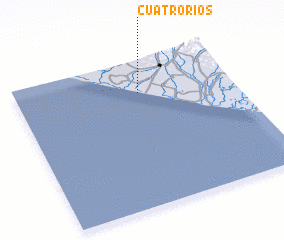 3d view of Cuatro Ríos