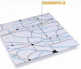 3d view of Indianapolis