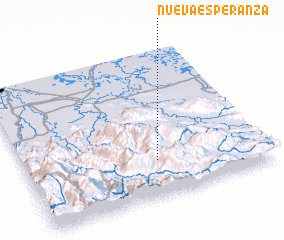 3d view of Nueva Esperanza
