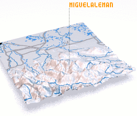 3d view of Miguel Alemán