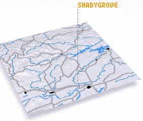 3d view of Shady Grove