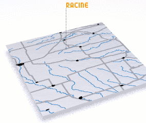 3d view of Racine