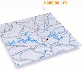 3d view of Hand Valley