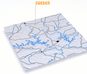 3d view of Sweden