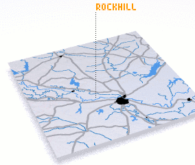 3d view of Rock Hill