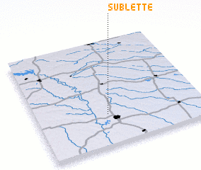 3d view of Sublette