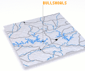 3d view of Bull Shoals