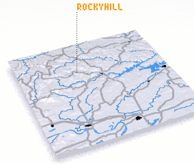 3d view of Rocky Hill