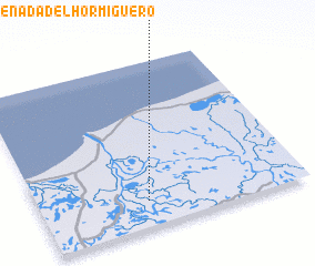 3d view of Ensenada del Hormiguero