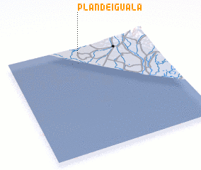 3d view of Plan de Iguala