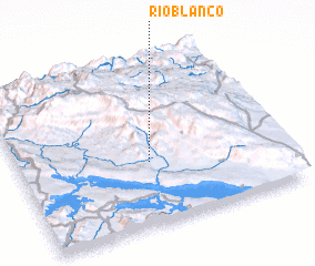 3d view of Río Blanco