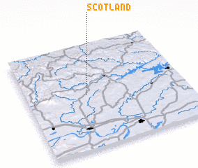 3d view of Scotland