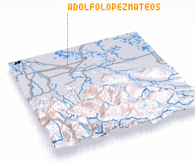 3d view of Adolfo Lopez Mateos