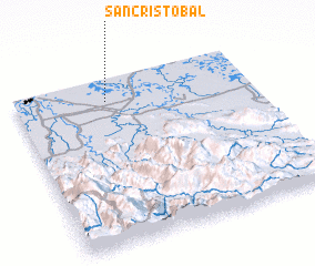 3d view of San Cristóbal