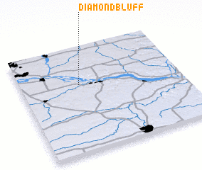 3d view of Diamond Bluff