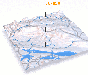 3d view of El Paso