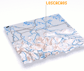 3d view of Los Cacaos